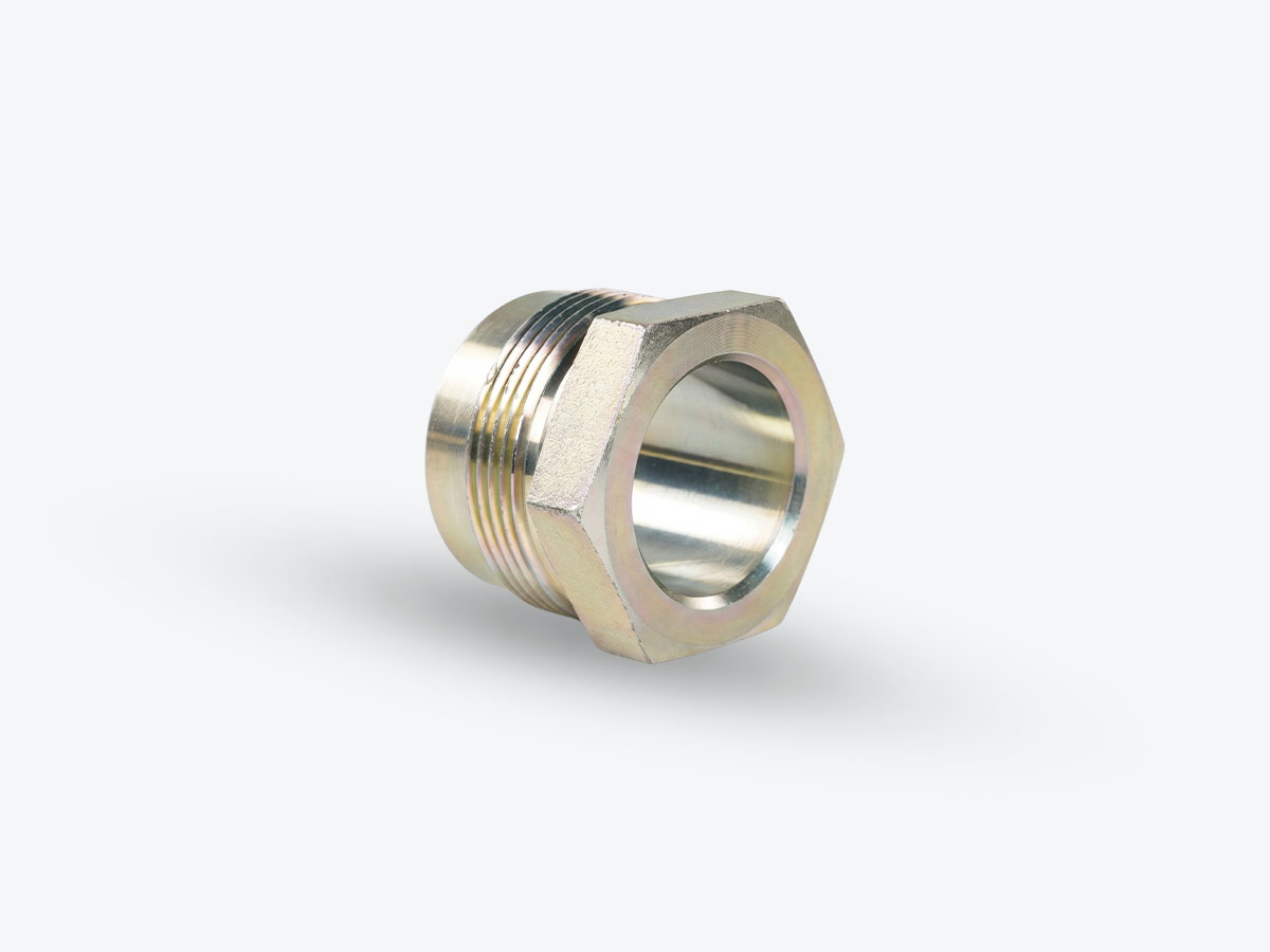 An image showing a side view of Lock Nut And Seal (Part 155/10600)