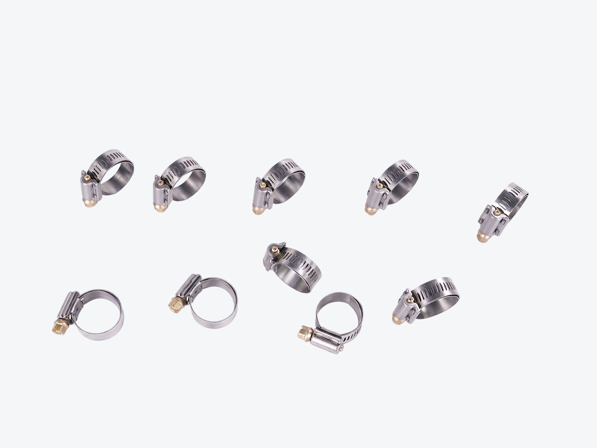 An image showing the front view of Jubliee Hose Clip 16 - 27mm (Part 2201/0005)
