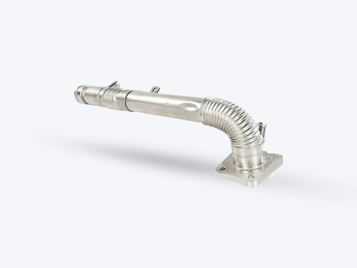 An image showing a side view of EGR Intercooler Crossover Pipe (Part 320/06166)