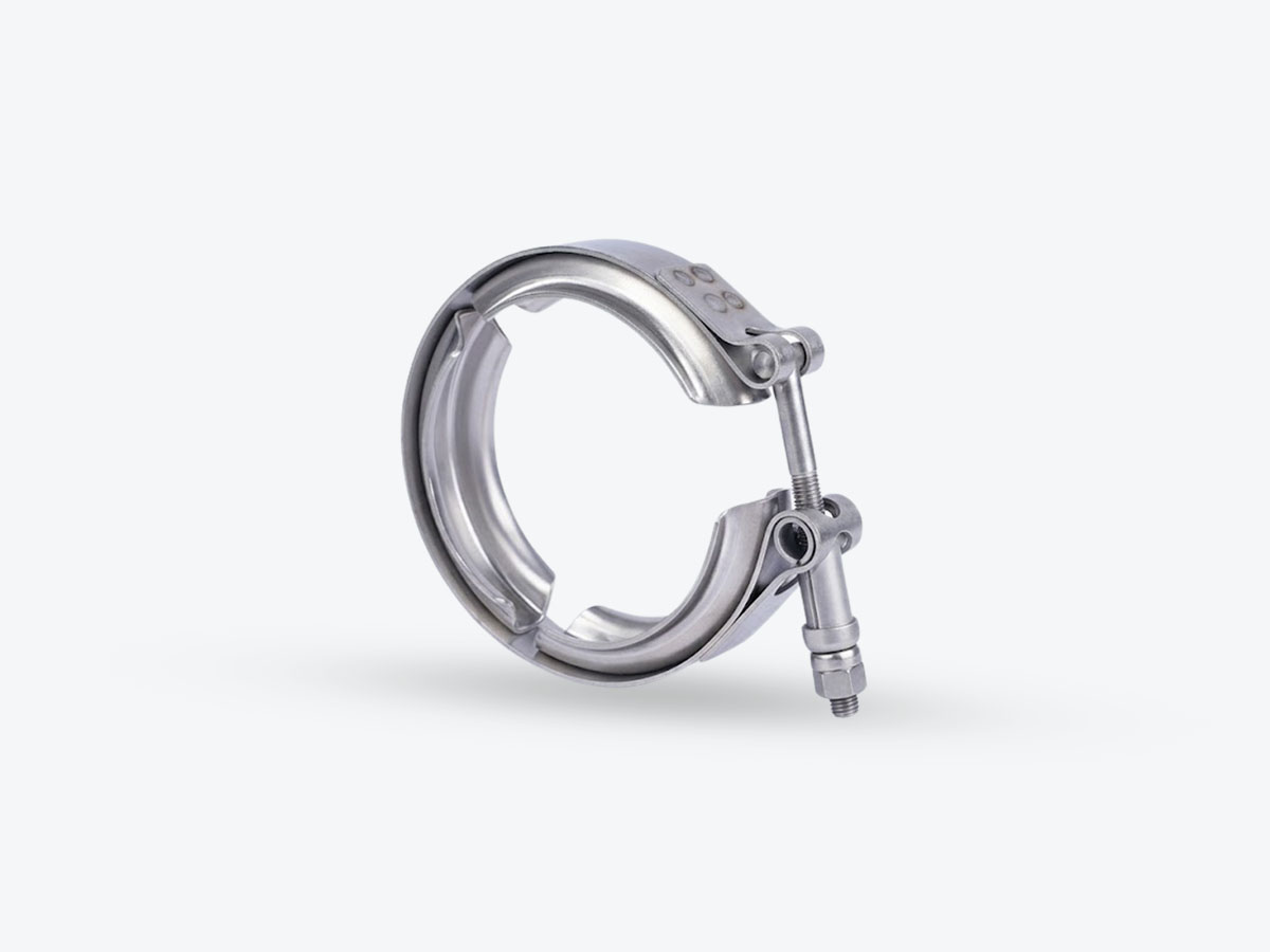 An image showing a side view of Exhaust V-Band Clamp (Part 320/06367)