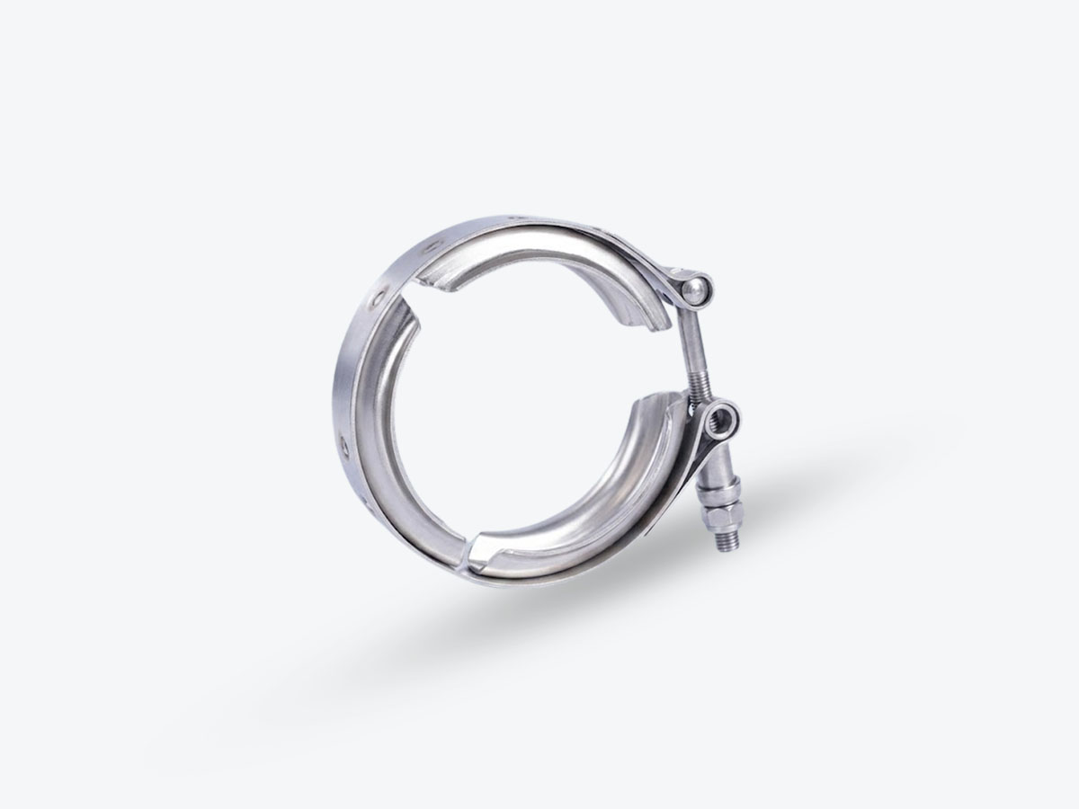An image showing a side view of Exhaust V-Band Clamp (Part 320/06367)
