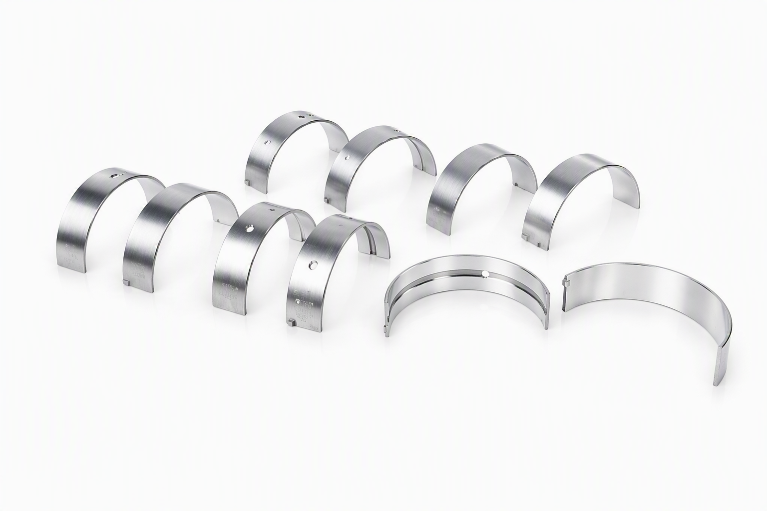 An image showing a side view of Main Bearing Kit (Std) - 4.8 BS3 (Part 320/09473)