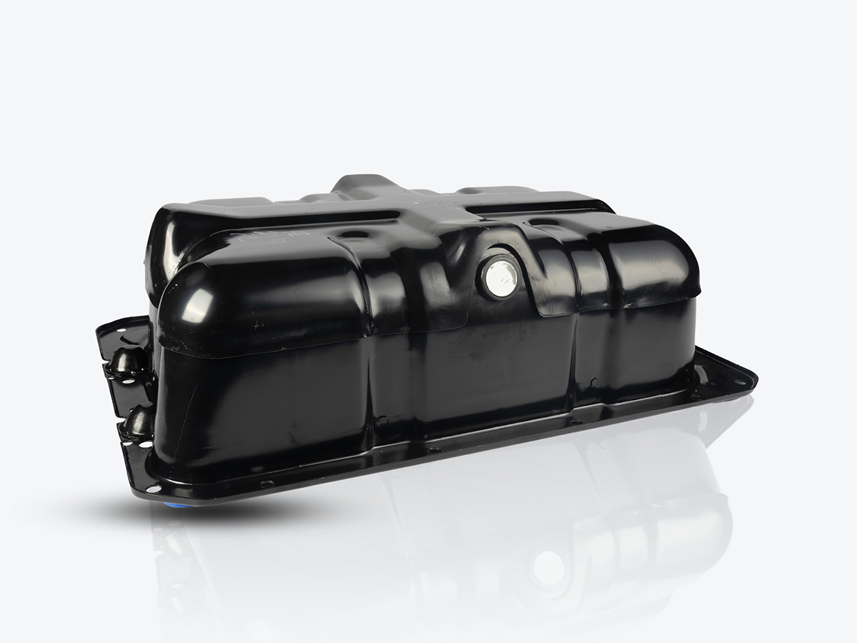 An image showing a side view of OIL PAN STRAINER ASSY TWIN SKIN (Part 320/A4159)