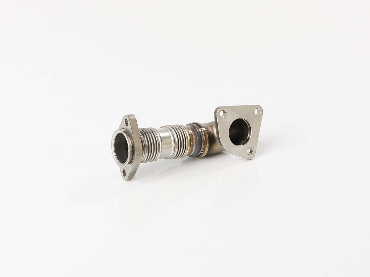 An image showing the front view of EGR Gas In Pipe (Part 320/A6243)