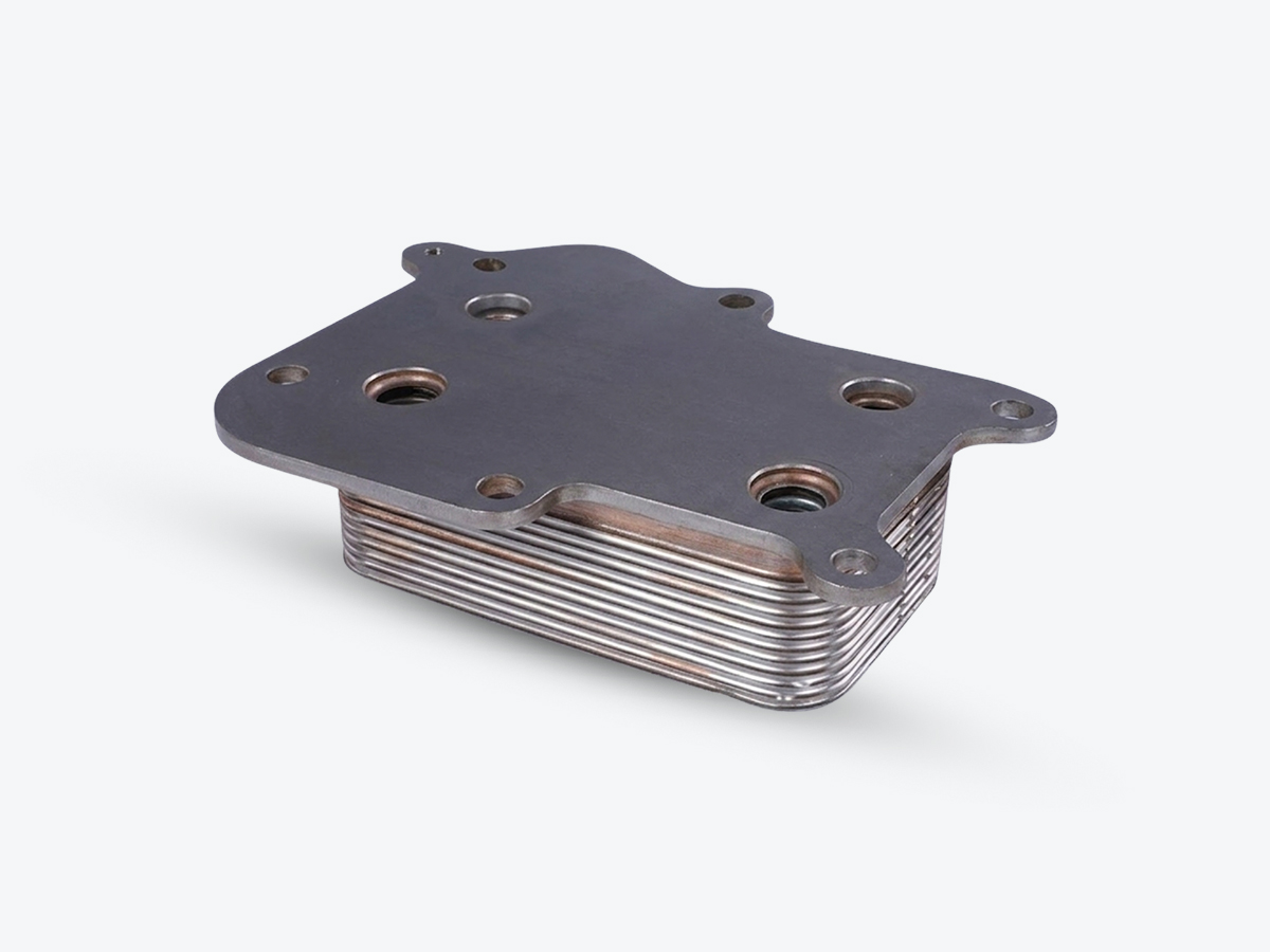 An image showing the back view of Oil Cooler (Part 320/B4124)