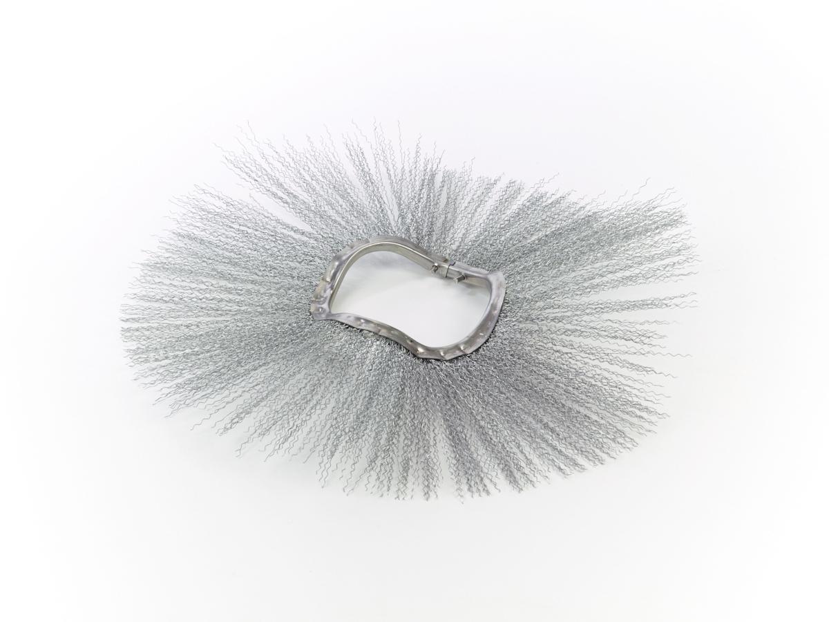 An image showing the front view of Sweeper Brush Segment - Wire (Part 331/18028)