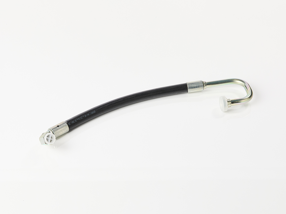 An image showing the front view of Hose 3/4" BSP - 1" SAE 570 mm (Part 332/F3188)