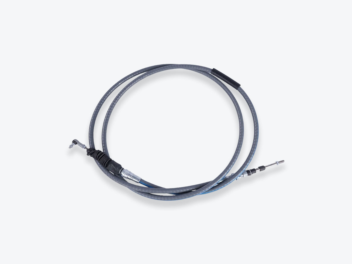 An image showing the front view of Throttle Cable With Spring (Part 332/L2328)