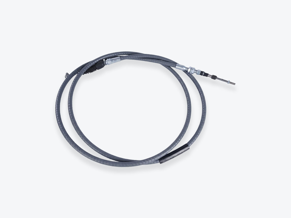An image showing a side view of Throttle Cable With Spring (Part 332/L2328)