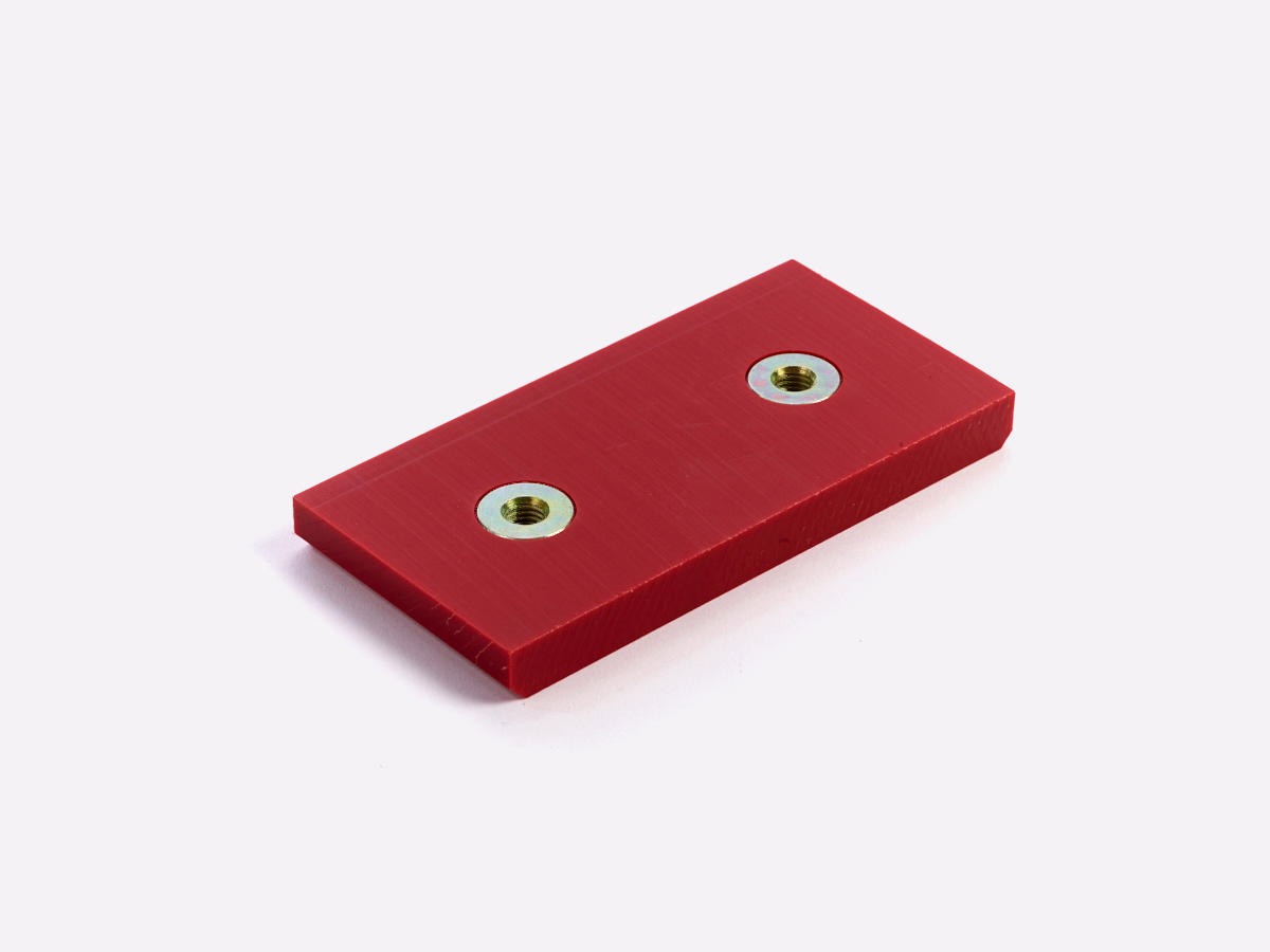An image showing the front view of Wear Pad – 150 × 75 × 14.25 mm (Part 332/W0424)
