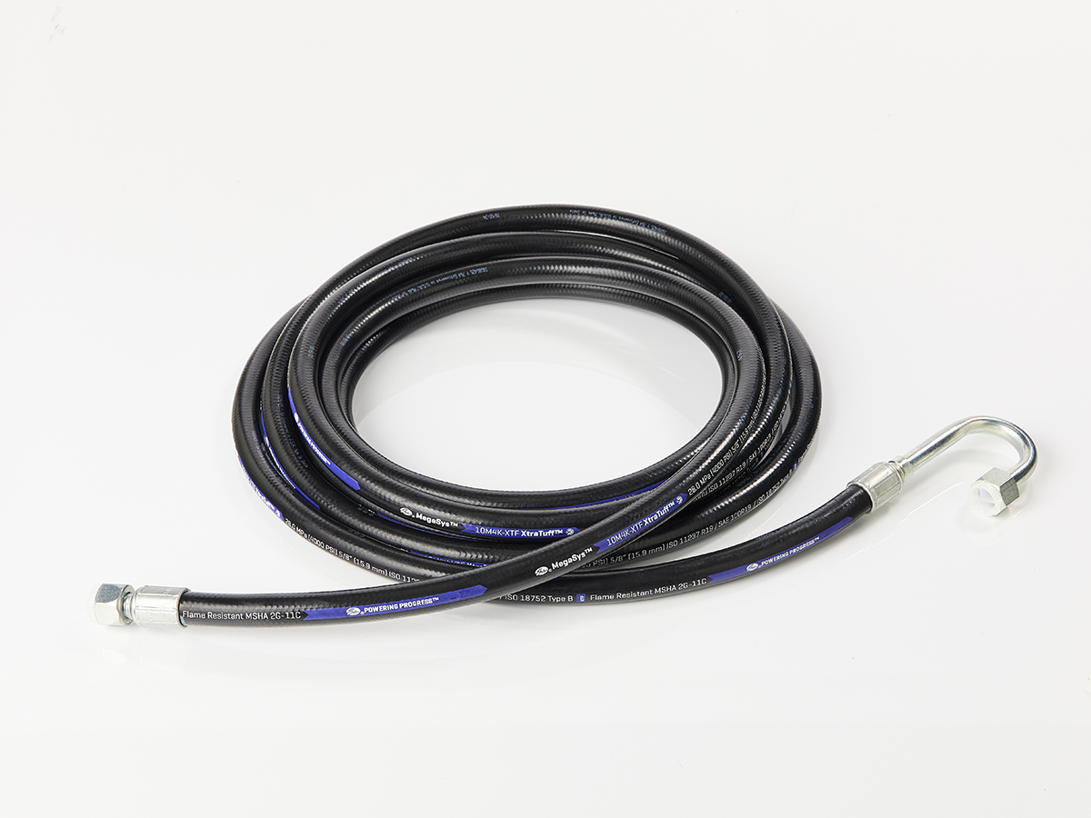 An image showing the front view of Hose -10 Bsp Hp 8060Mm B (Part 333/D1251)