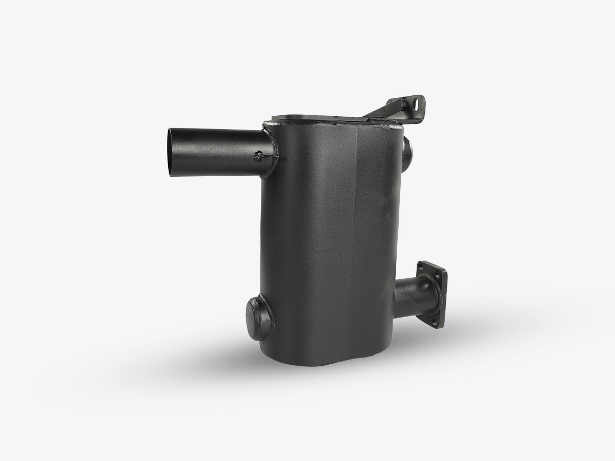 An image showing a side view of Muffler - Koel 4R810 (Part 333/Y2254)