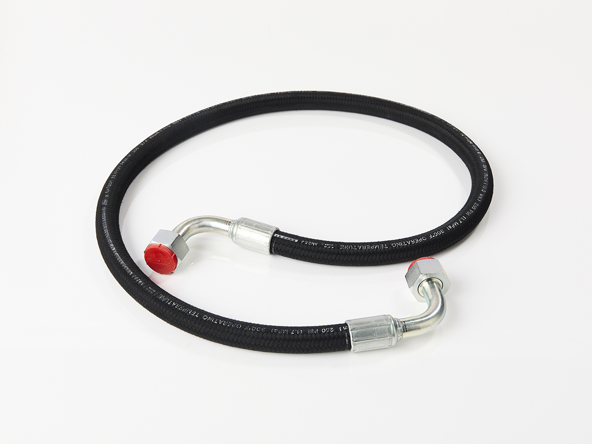 An image showing the front view of Oil Filter Outlet Hose (Part 334/K3452)