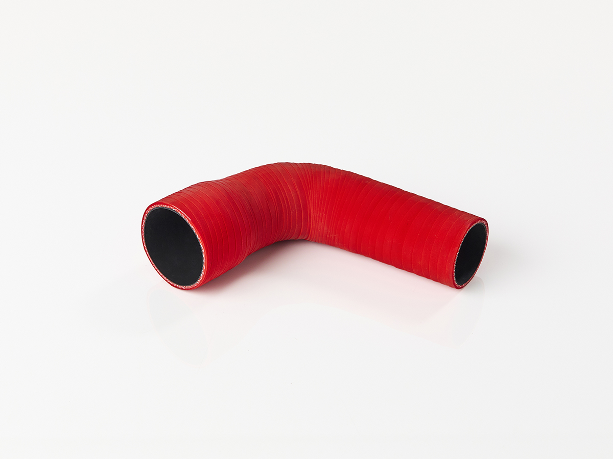 An image showing the front view of Cac Bottom Hose - Rubber (Part 334/S0324)