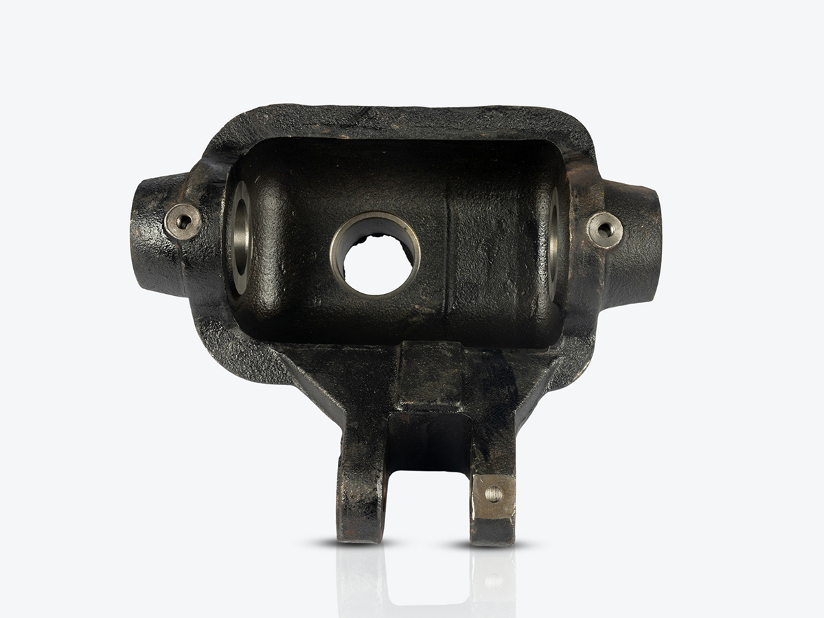 An image showing the front view of AXLE CARRIER -R/H M/C (Part 334/Y0899)