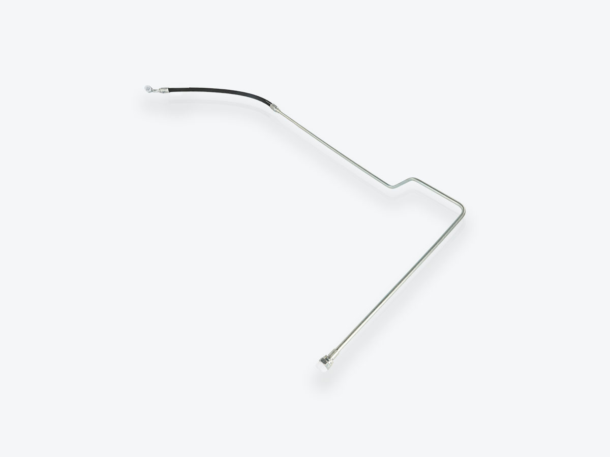 An image showing a side view of Hybrid Hose -R/H Outer (Part 334/Y1351)