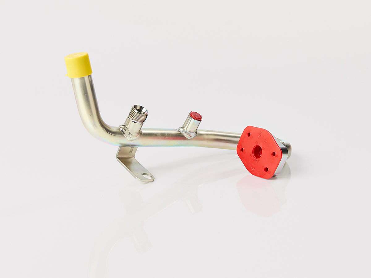 An image showing the front view of Wa Pump Outlet Pipe (Part 335/12135)