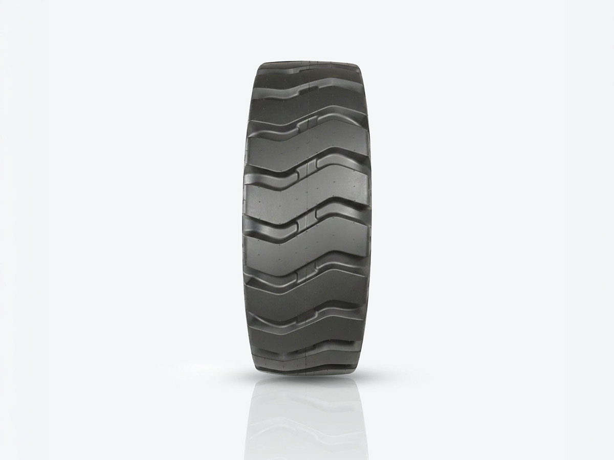 An image showing a side view of Rear Tyre Kit - 17.5 x 25 (Part 335/E6398)