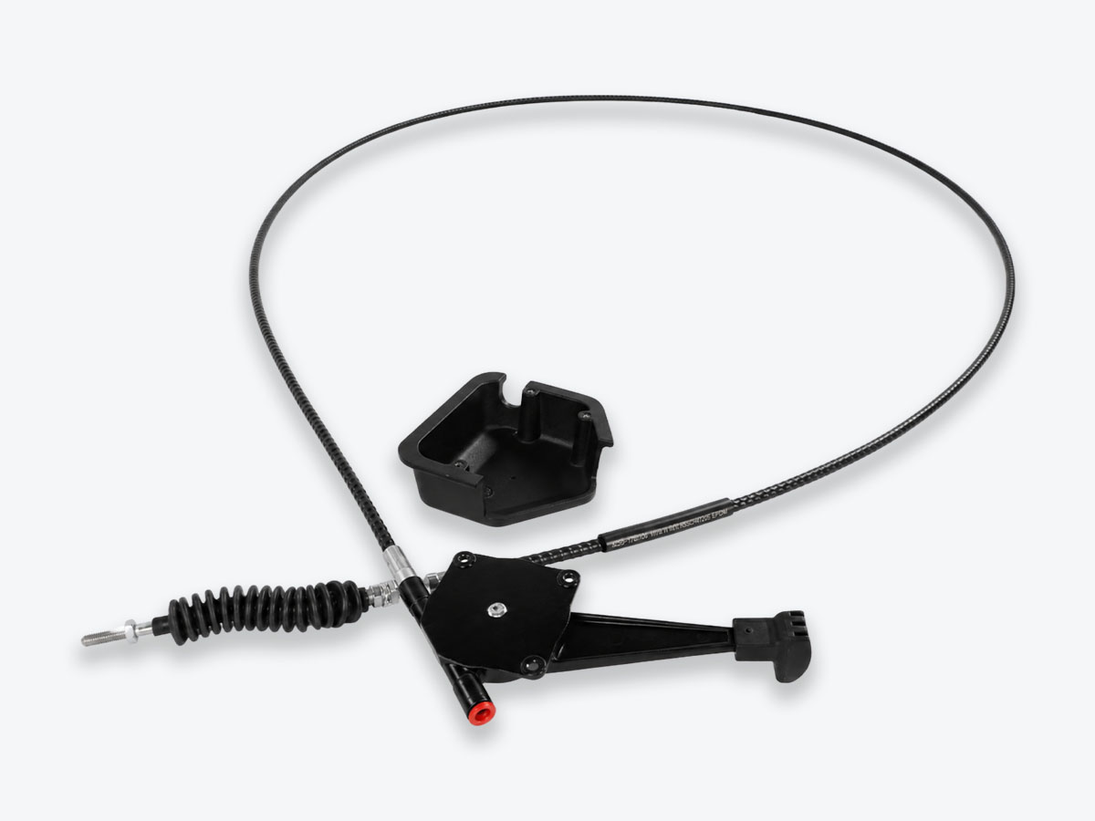 An image showing the front view of ABI - HAND THROTTLE ASSY (Part 335/Y3515)