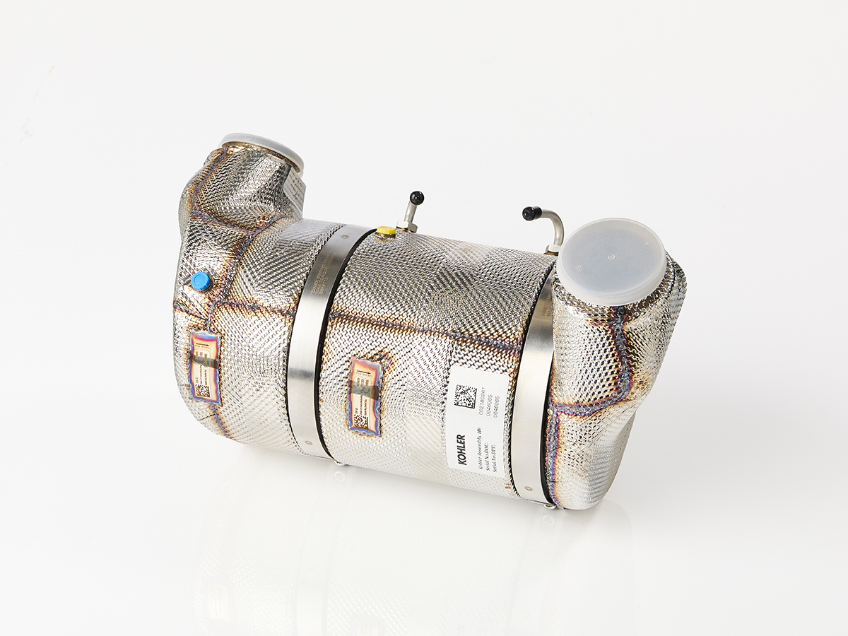 An image showing the front view of Catalytic Converter (Part 400/01929)