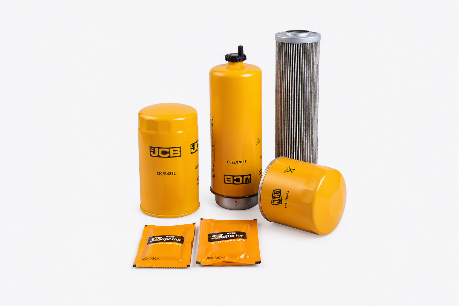 An image showing the front view of Backhoe 500 Hours Service Kit (Part 400/08153A)