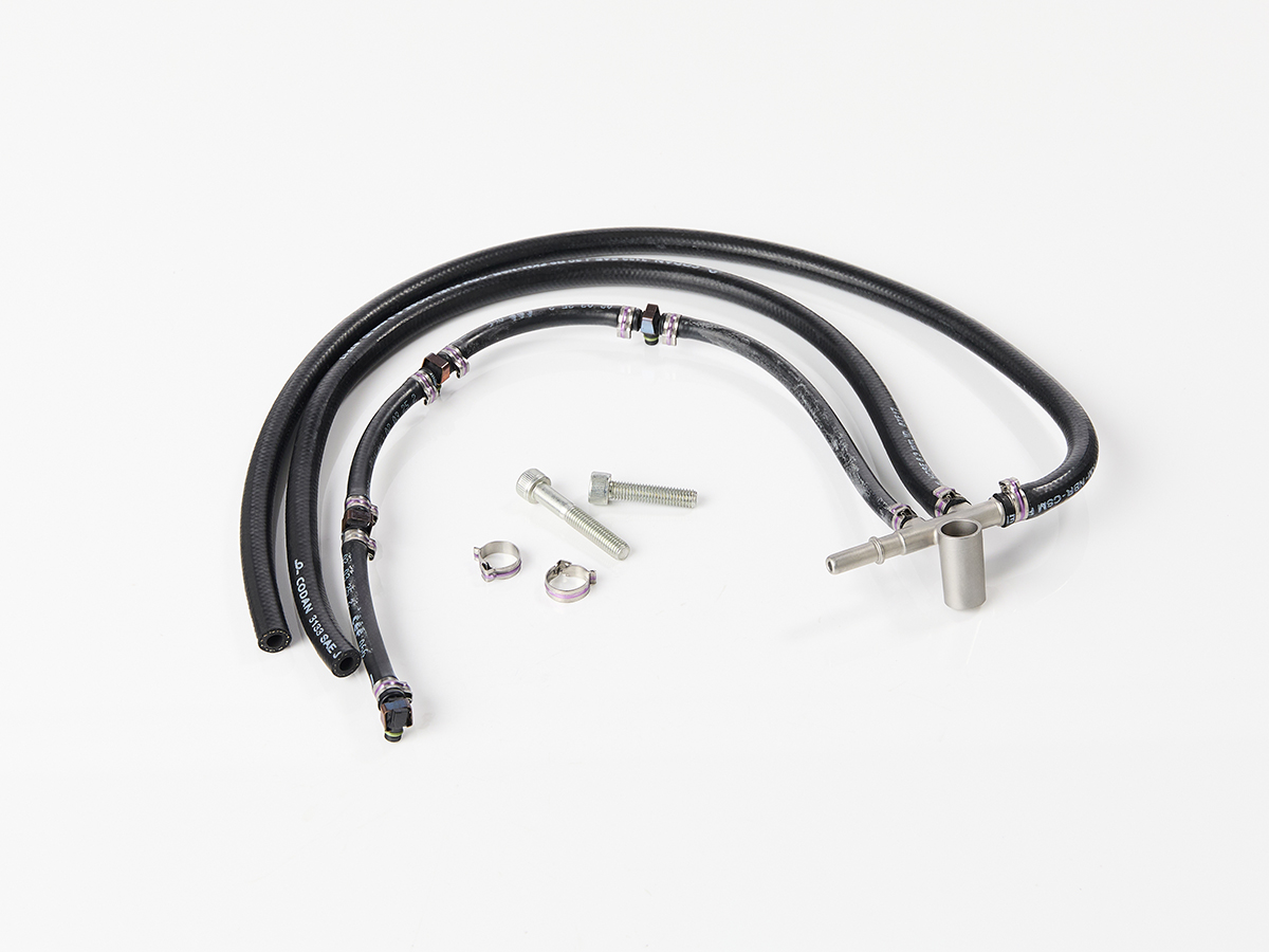 An image showing the front view of Fuel Return Hose Kit (KDI 2504 TCR) (Part 400/14351)
