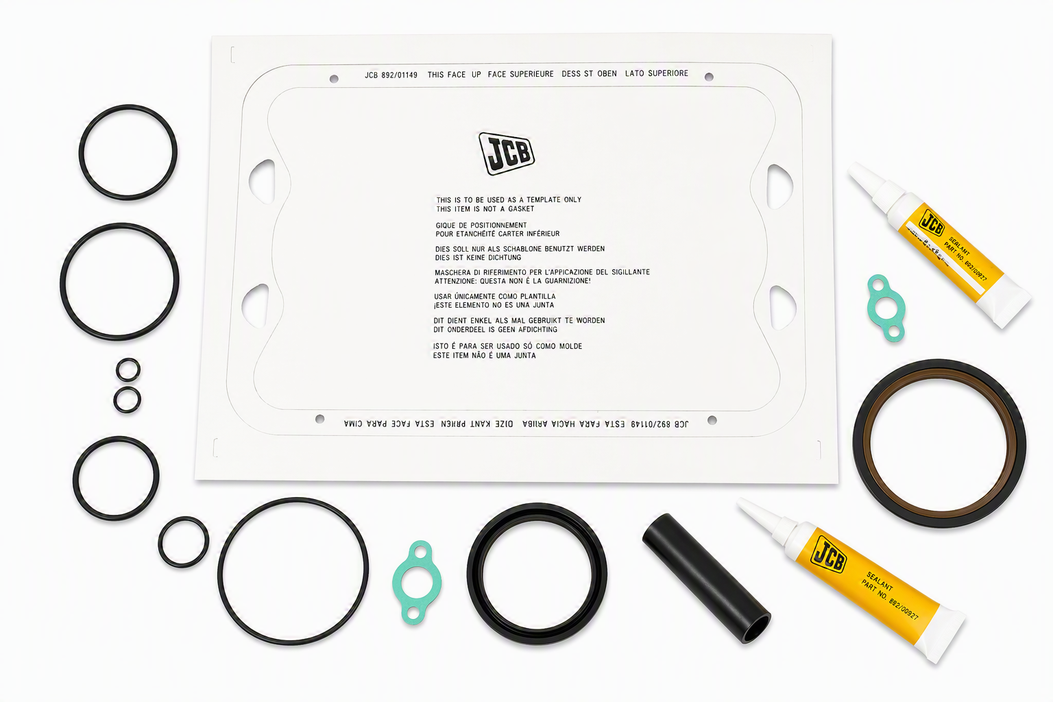 An image showing the front view of 500hrs filter kit (Part 400/17033)