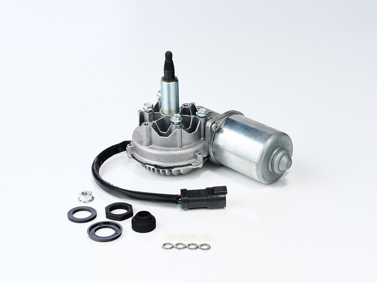 An image showing the front view of Wiper Motor – 12V (Part 400/C9980)