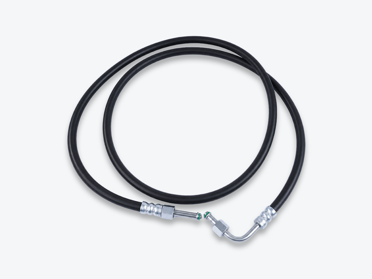 An image showing the front view of AC Hose (Condenser To Radiator) BS-IV (Part 401/D6659)