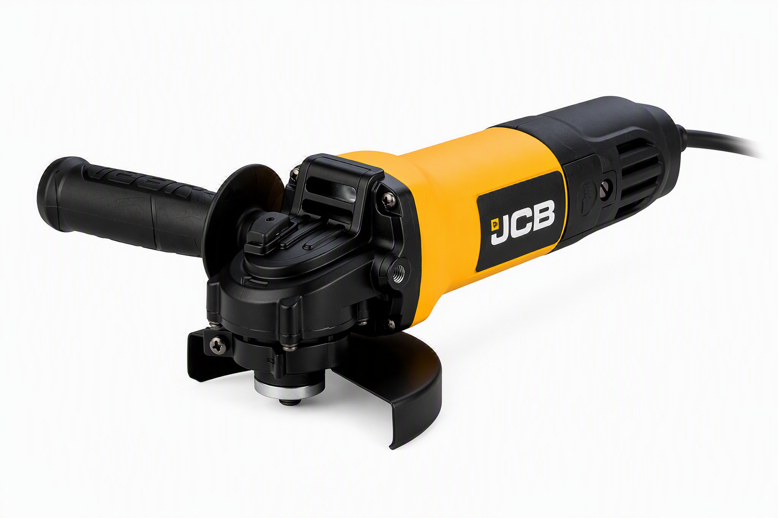 An image showing the front view of JCB 850W Angle Grinder 4" (100mm) - Side Switch (Part 403/V2729)