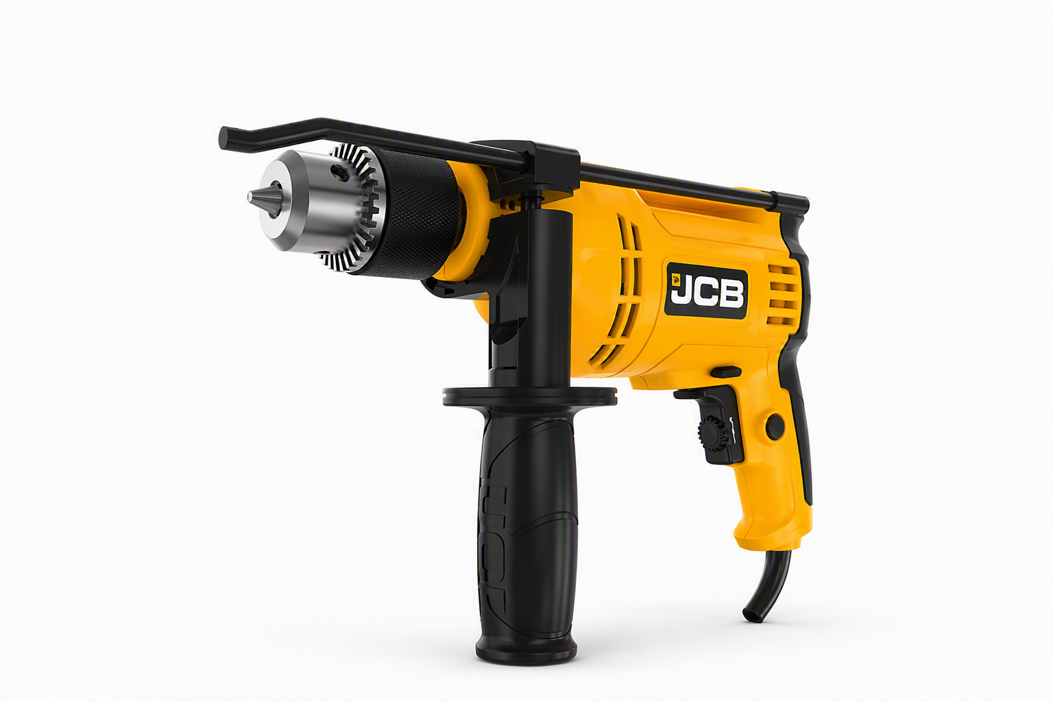 An image showing the front view of JCB 750W Impact Drill 13mm (Part 403/V2876)