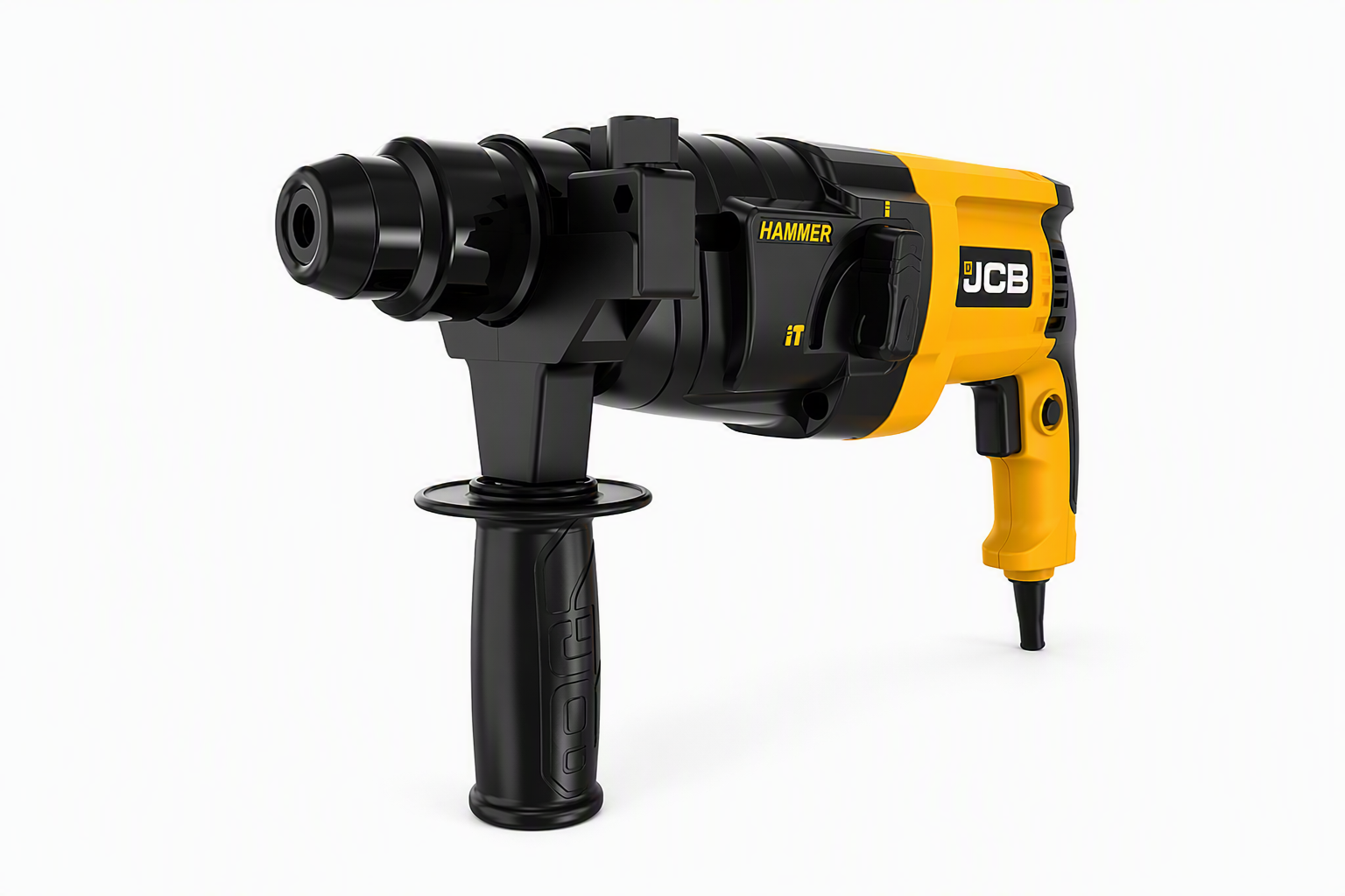 An image showing the front view of JCB 1050W Rotary Hammer 26mm (Part 403/V2983)