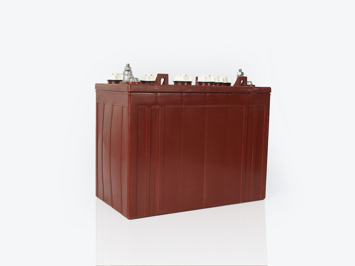 An image showing a side view of Battery Trojan, T-1275 12 (Part 443/E4269)