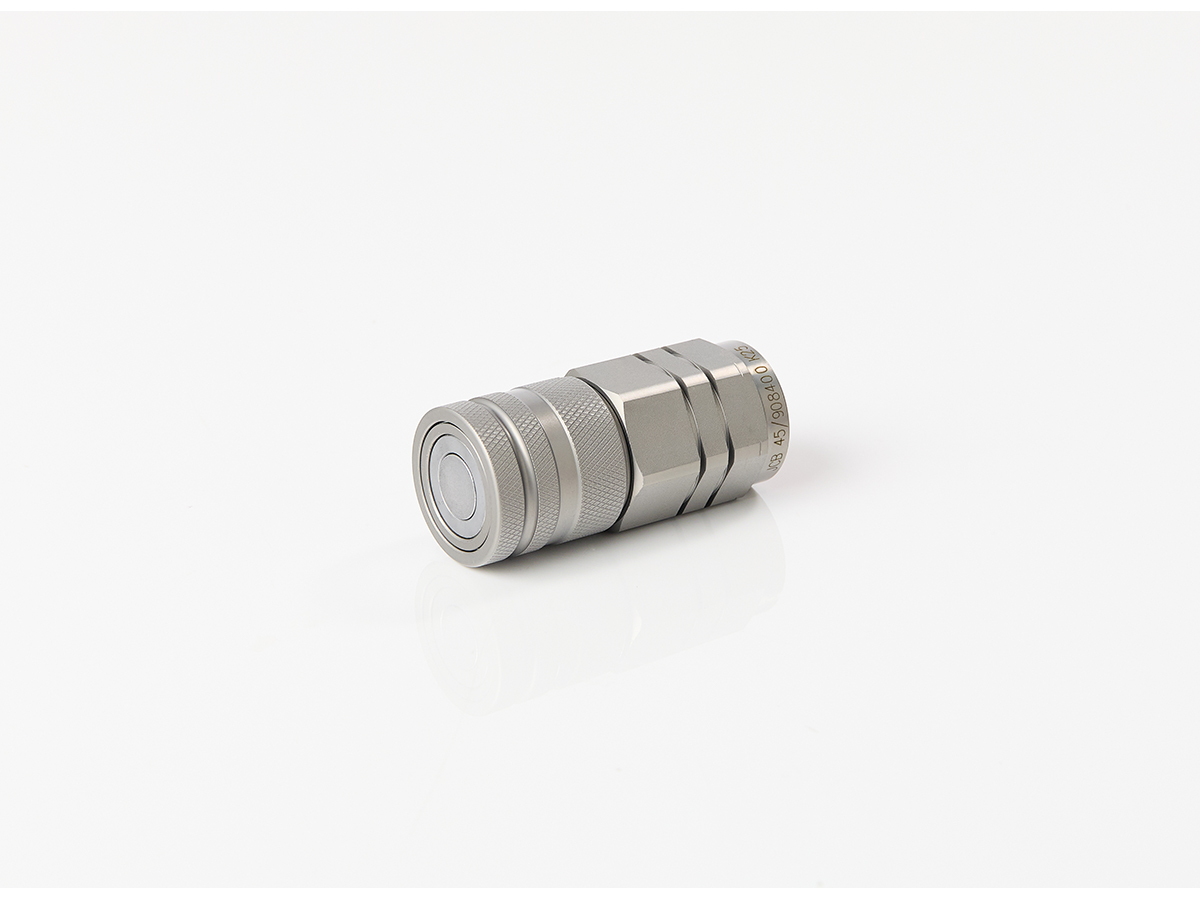 An image showing the front view of 3/4 Female Flat Face Coupling (Part 45/908400)