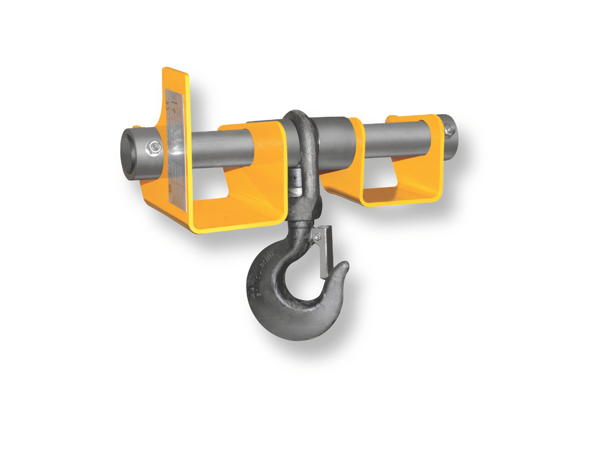 An image showing the front view of Fork - Mounted Crane Hook (Part 545/70200)