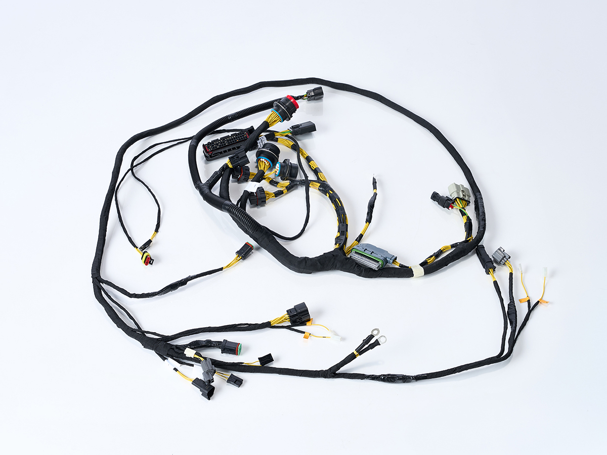 An image showing the front view of Rear Cab Harness – IFM + ATC (Part 721/D8364)
