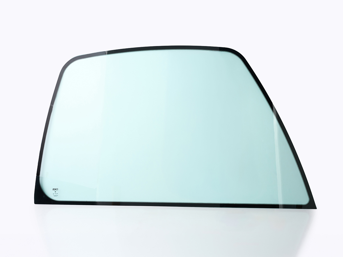 An image showing the front view of RH Side Glass – Toughened Green (Part 827/80212)