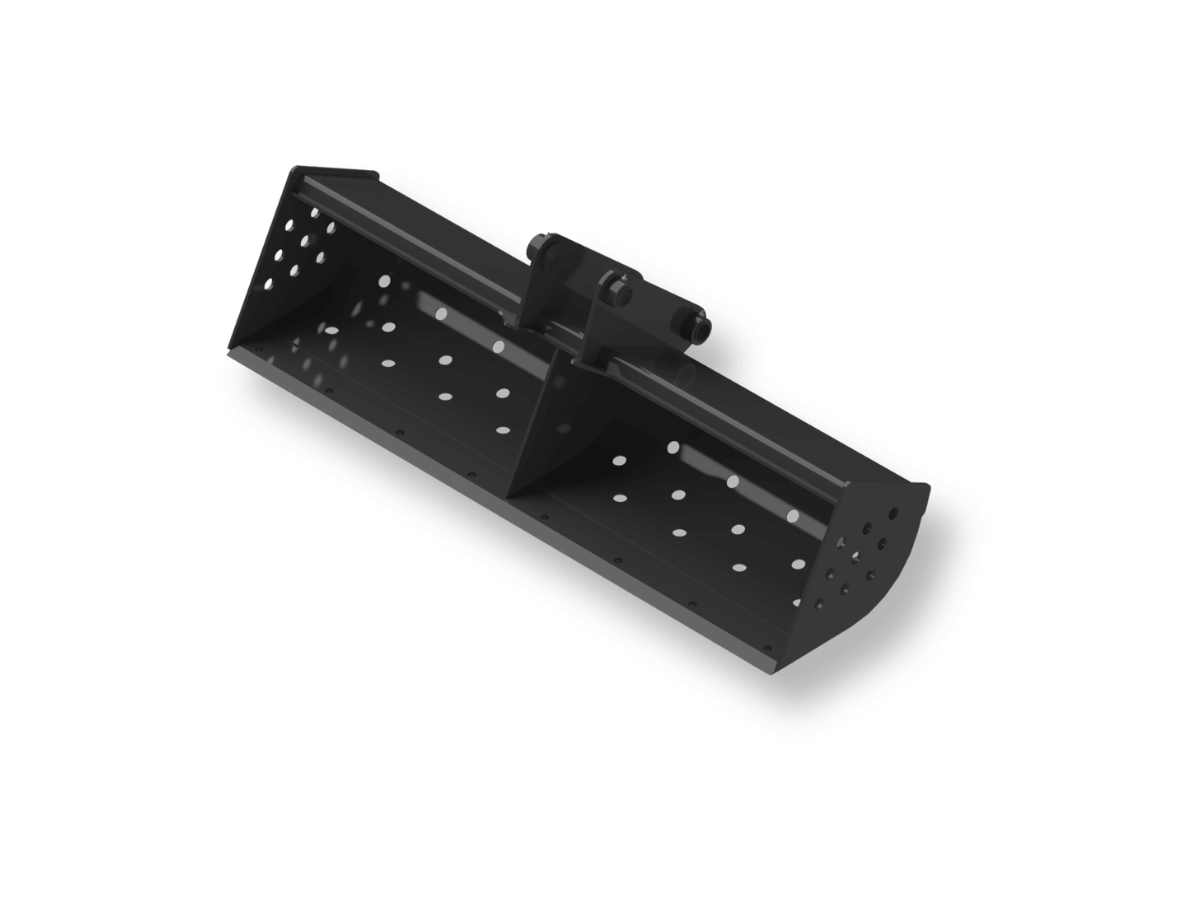 An image showing the front view of Ditching Bucket - 1520 Mm (Part 980/86060)