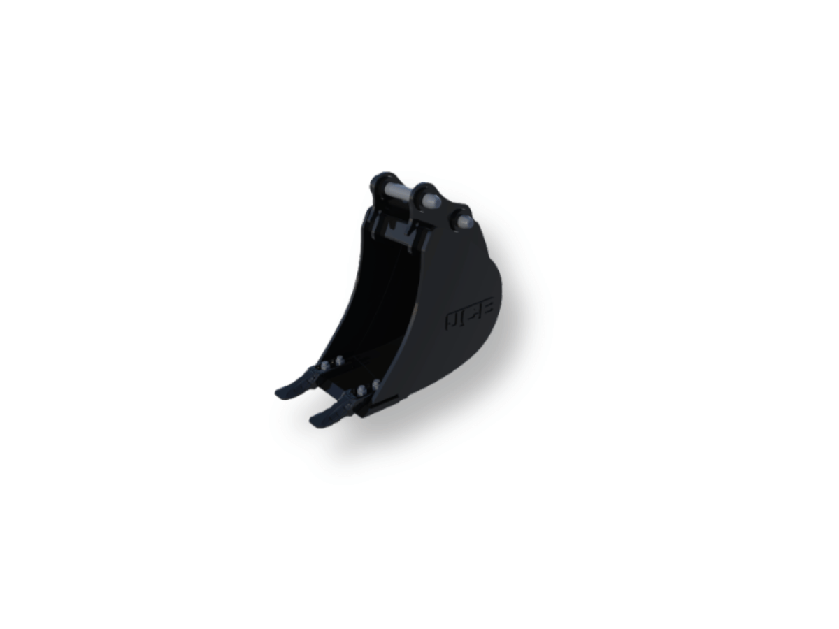 An image showing the front view of 300mm General Purpose Bucket (+Pins) - 15C-19C (Part 980/B2042)