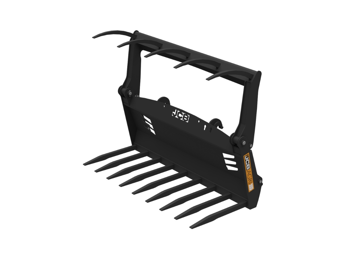 An image showing the back view of Q-Fit Power Grab with Heavy-Duty Tines (Part 980/P6013)