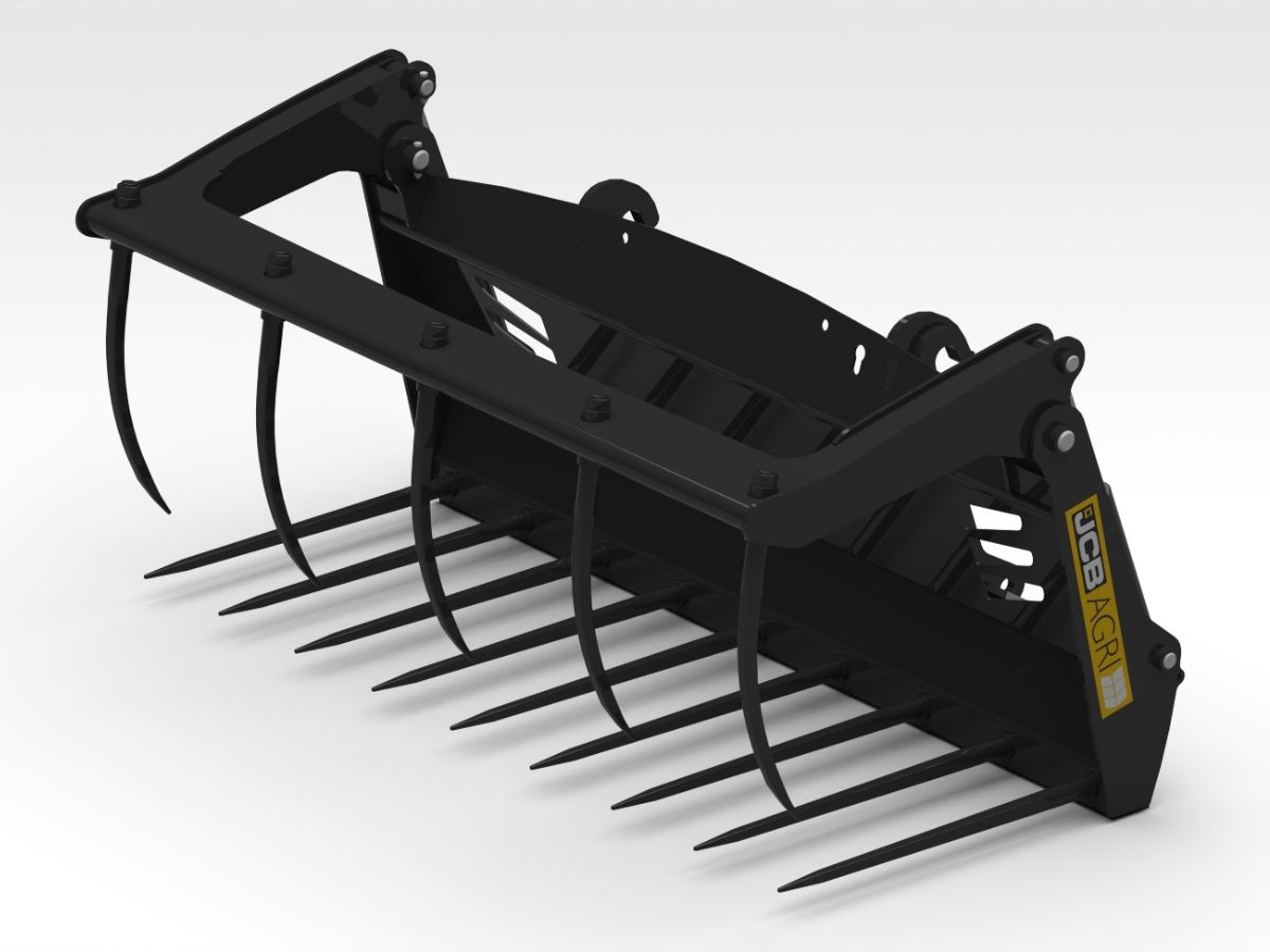 An image showing the front view of Power Grab (Q‑Fit, F‑F Tines) (Part 980/P6022)
