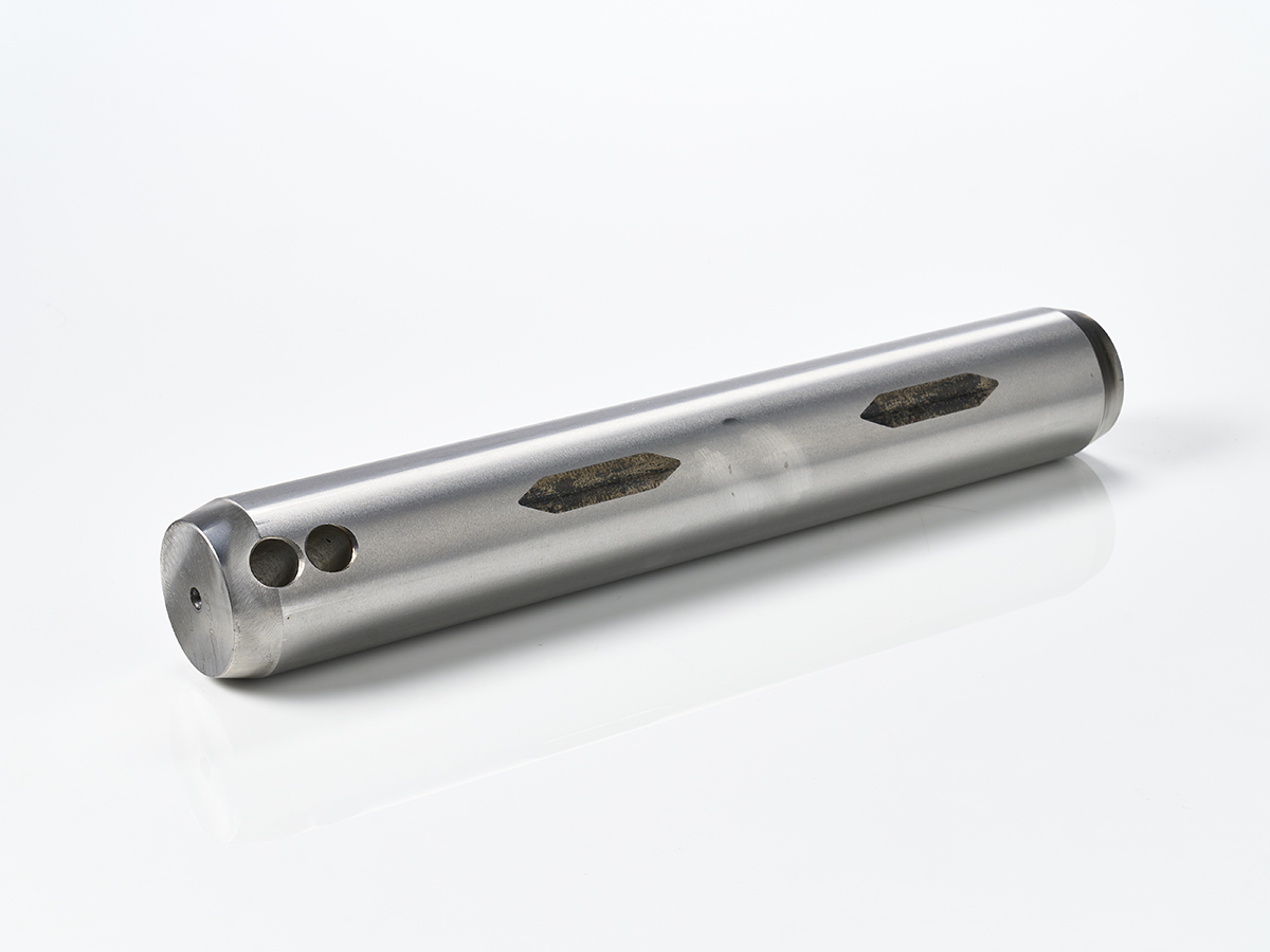 An image showing the front view of PIN ATT 513 mm Length x 80 mm Dia (Part JRV0071)
